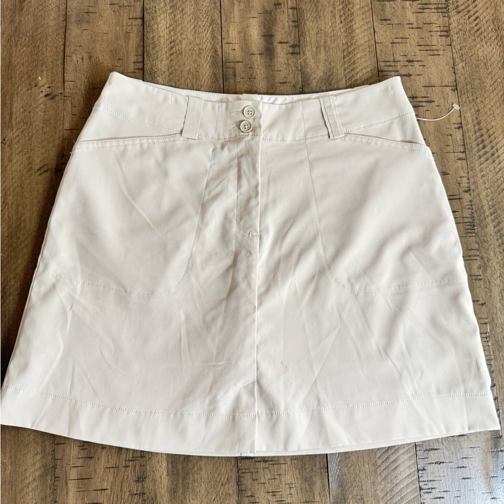 Nike Women's Mini Skirt in Cream